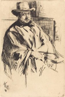 Mr. Davis (Mr. Mann), 1860. Creator: James Abbott McNeill Whistler.
