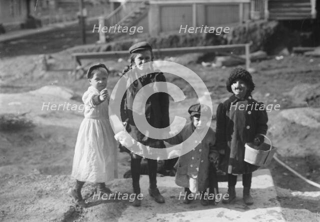 Thanksgiving Maskers, between c1910 and c1915. Creator: Bain News Service.