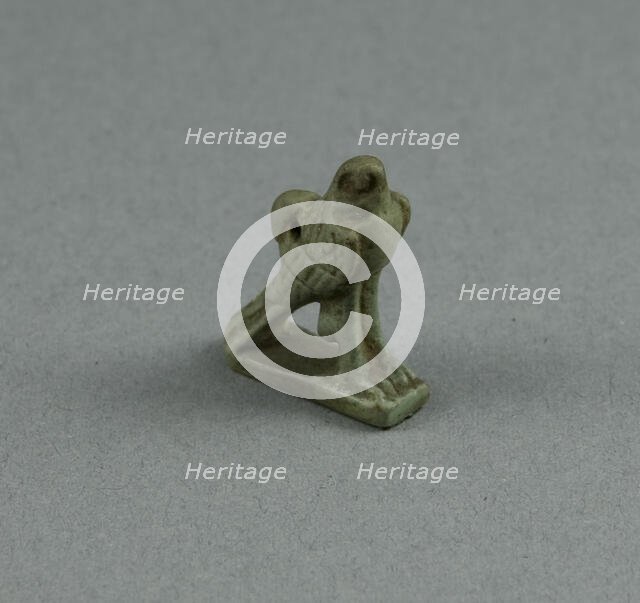 Amulet of a Hawk, Egypt, Third Intermediate Period, Dynasty 21-25 (1070-656 BCE). Creator: Unknown.