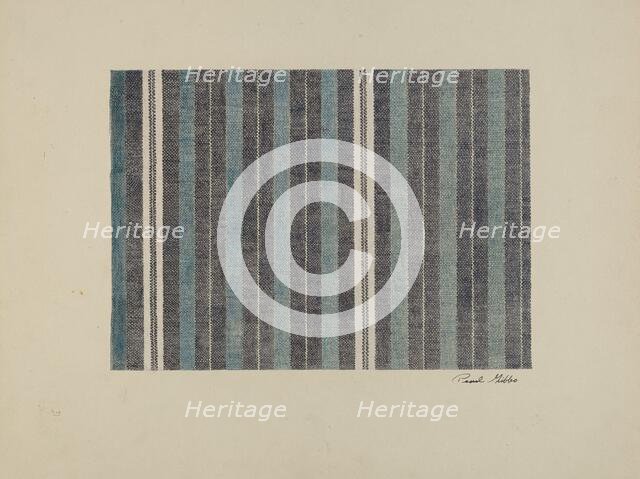 Woven Textile, c. 1942. Creator: Pearl Gibbo.