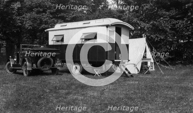 1930 Trojan with Voyageur caravan. Creator: Unknown.