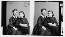 Louise & Julia Meyers, ca. 1860-1865. Creator: Unknown.