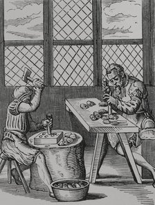Thimble maker, 16th century, (1878).  Creator: Unknown.