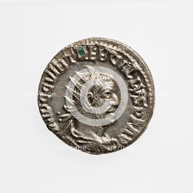 Antoninianus of Trebonianus Gallus, A.D. 251-253. Creator: Unknown.