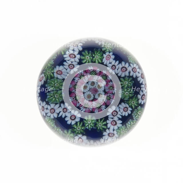 Paperweight, France, c. 1845/60. Creator: Clichy Glassworks.