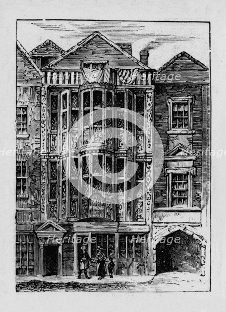 'Sir Paul Pindar's House', 1890. Artist: Unknown.