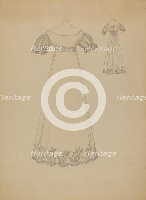 Dress, c. 1936. Creator: Rosalia Lane.