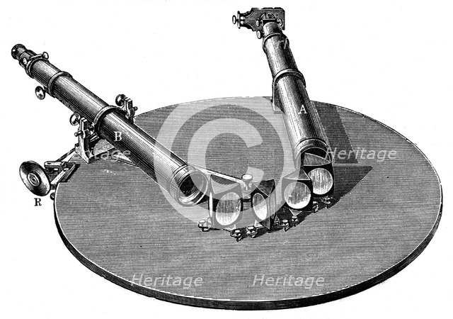 Spectroscope, 1872. Artist: Anon