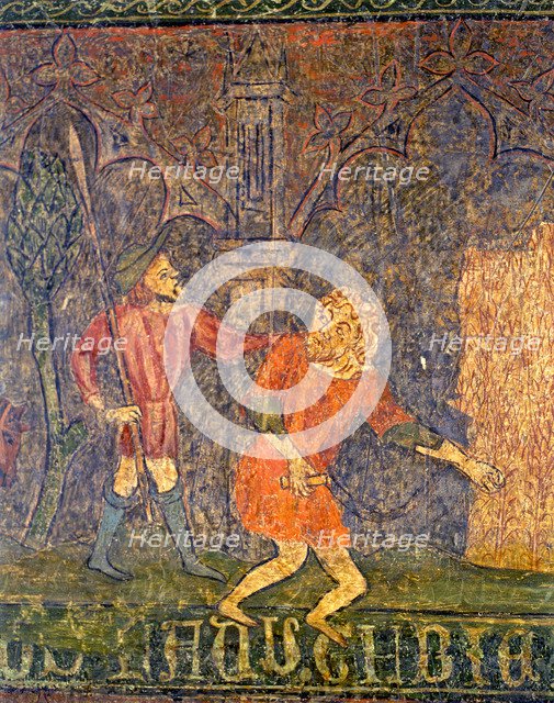 Frontal of Tordesillas, tempera on wood, from the convent of Santa Clara in Tordesillas in Vallad…