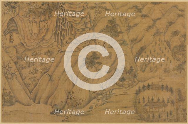 Dwelling in the Longmian ("Sleeping Dragon") Mountains, 1100s-1200s. Creator: Li Gonglin (Chinese, c. 1049-1106).