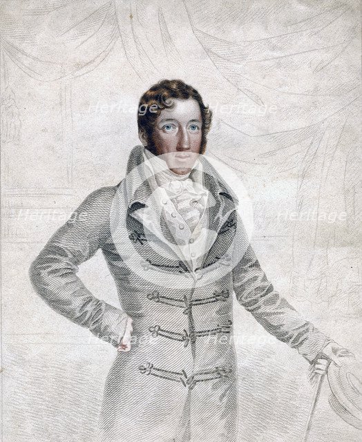 Thomas Cochrane, 10th Earl of Dundonald, early 19th century.Artist: Robert Cooper