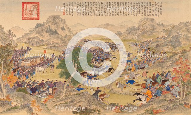 The Battle of Qurman (The Great Victory of Qurman), c. 1766.