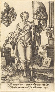 Chastity, 1552. Creator: Heinrich Aldegrever.