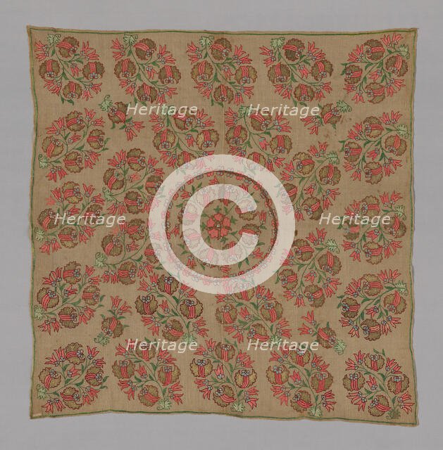 Cover (possibly Turban Cover), Turkey, 18th century. Creator: Unknown.