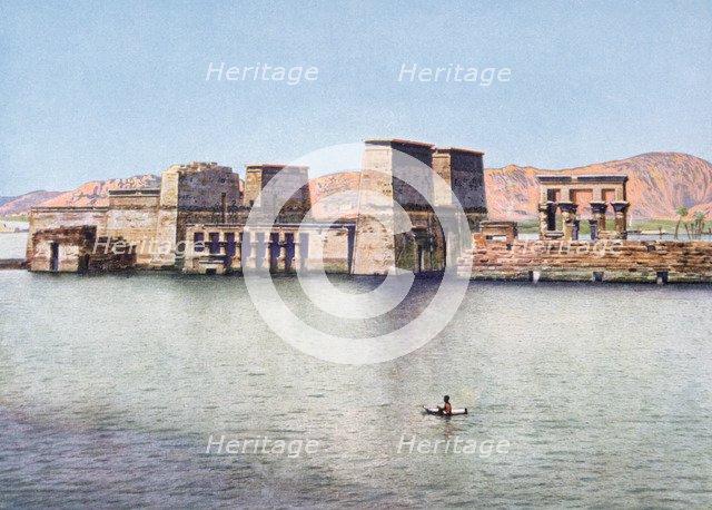 The Temple of Isis at Philae, Egypt, 20th century. Artist: Unknown