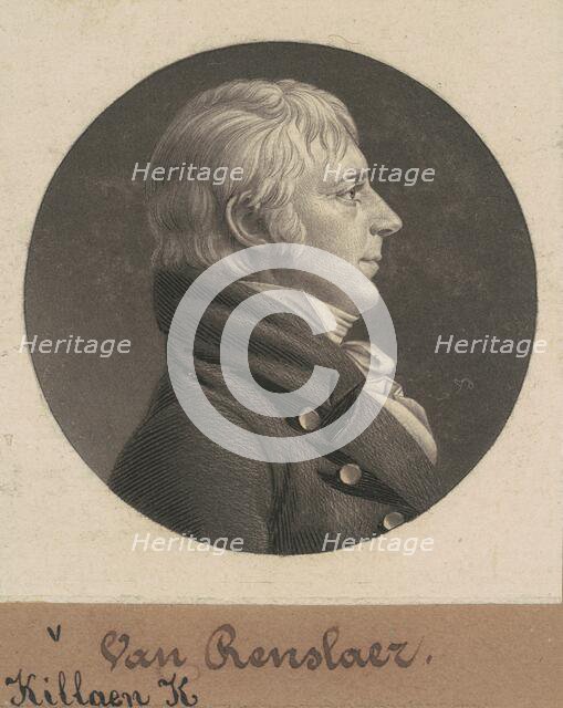 Kiliaen Kiliaen Van Rensselaer, 1805. Creator: Charles Balthazar Julien Févret de Saint-Mémin.