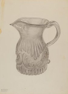 Pitcher, c. 1937. Creator: Frank Fumagalli.