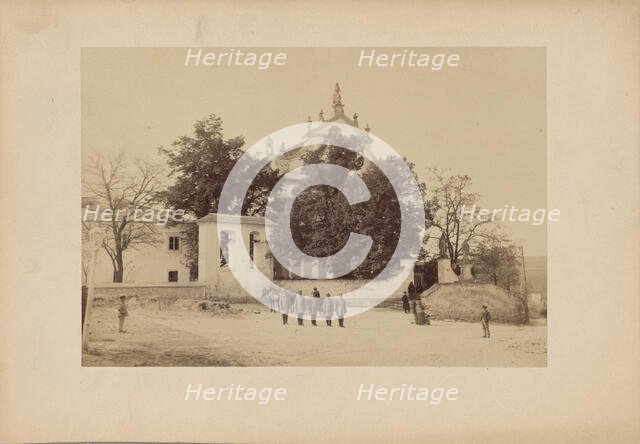 Church of the Holy Trinity and Tinitarian Monastery - general view, Kamianets-Podilskyi, 1890-1900. Creator: Unknown.