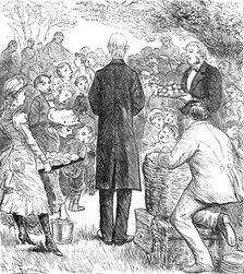 Children's Day in the Country: Preliminaries, 1881. Creator: Unknown.