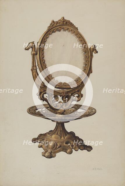 Dressing Mirror, 1938. Creator: Samuel O. Klein.
