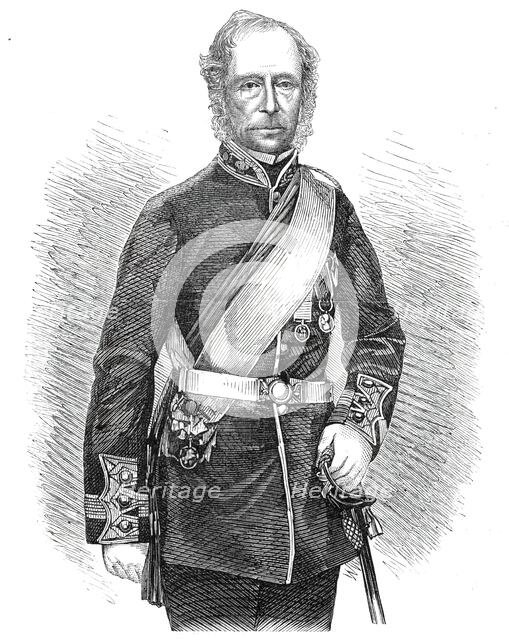 The late Duke of Richmond, K.G. - from a photography by Maull and Polyblank, 1860. Creator: Unknown.