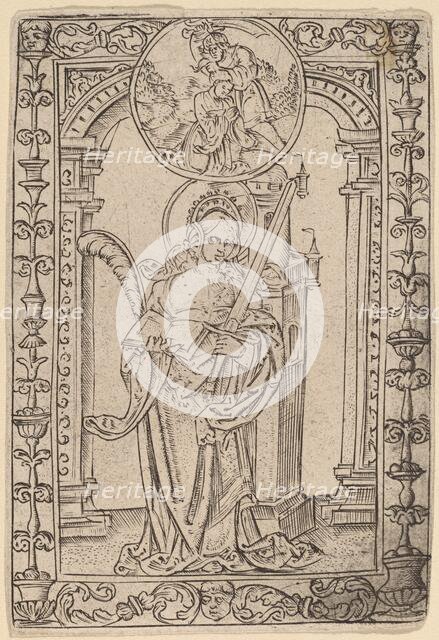 Saint Barbara. Creator: Master S.