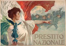 Prestito Nazionale, 1917. Creator: Borgoni, Mario (1869-1936).