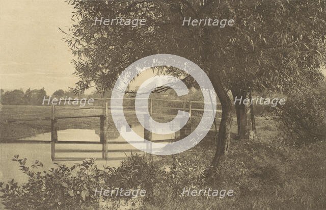 On the "Sow" near Walton's House at Shallowford, 1880s, printed 1888., 1880s, printed 1888. Creator: George Bankart.