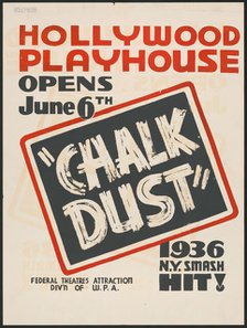 Chalk Dust, Los Angeles, [193-]. Creator: Unknown.