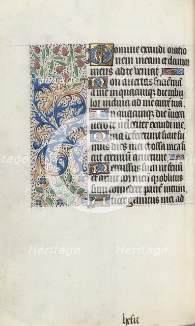 Book of Hours (Use of Rouen): fol. 87v, c. 1470. Creator: Master of the Geneva Latini (French, active Rouen, 1460-80).
