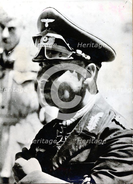 Erwin Rommel, German Field Marshal of World War II, c1940-c1944. Artist: Unknown
