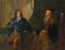 Old Testament Scene (Solomon and King David), around 1700. Creator: Gerard de Lairesse.