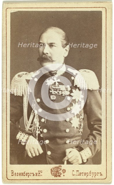 Portrait of General Count Eduard Ivanovich Totleben (1818-1884).