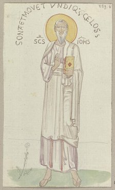 The Four Evangelists at the Atrium of the Main Entrance of St. Mark's Basilica...John, 1818-1843. Creator: Johann Anton Ramboux.