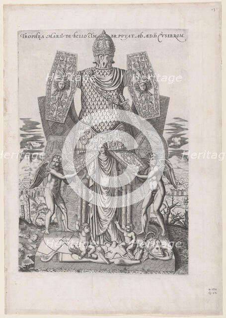 Speculum Romanae Magnificentiae: Trophies of Marius, 16th century., 16th century. Creator: Anon.