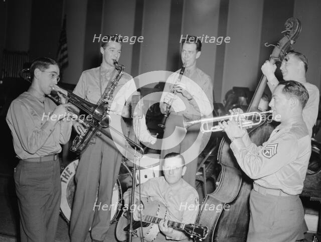 Portrait of Henry Levine, Fort Myer, Arlington, Va., ca. Feb. 1943. Creator: William Paul Gottlieb.