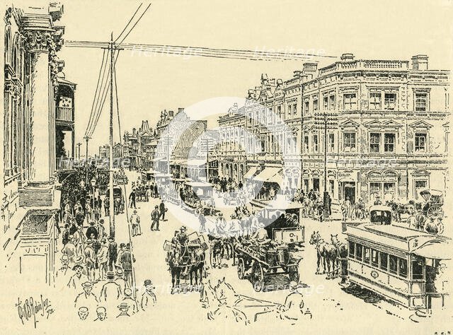 'Commission Street, Johannesburg', c1900. Creator: Will B. Robinson.