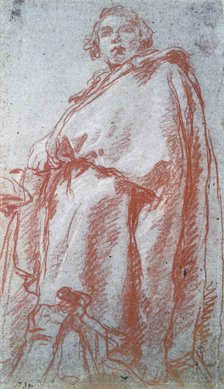 'Study of a Man', 18th century.  Artist: Giovanni Battista Tiepolo