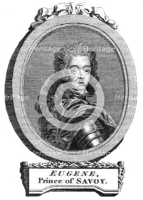Prince Eugene of Savoy, general in the Austrian army. Artist: Unknown