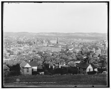 Chattanooga and Missionary Ridge from Cameron Hill, c1902. Creator: William H. Jackson.
