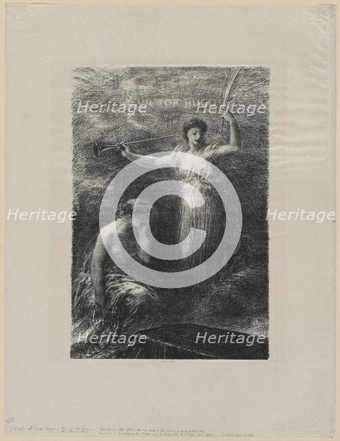 À Victor Hugo, 1889. Creator: Henri Fantin-Latour (French, 1836-1904).