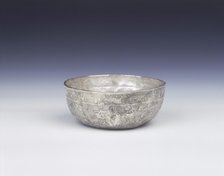 Silver bowl with animals, birds and dragon, High Tang period, China, 8th century. Artist: Unknown