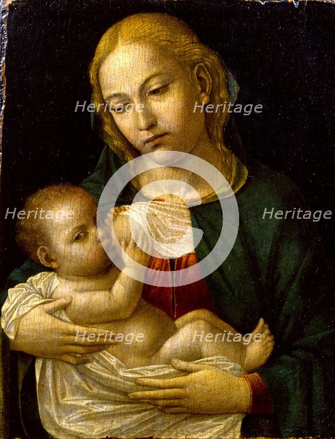 Madonna del Latte, ca 1485. Artist: Bergognone, Ambrogio (1453-1523)