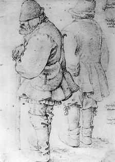 Studies of Peasants, 1913.Artist: Pieter Bruegel the Elder
