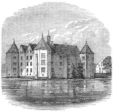 The War in Schleswig: the Chateau of Glücksburg, near Flensburg, 1864. Creator: Unknown.