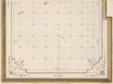 Design for a ceiling, 1860-1900. Creators: Jules-Edmond-Charles Lachaise, Eugène-Pierre Gourdet.