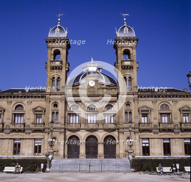 San Sebastian City Hall, built in 1882 as Grand Casino Kursal by architects Adolfo Morales de los…