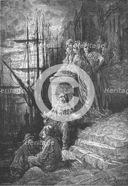 'A Watermans Family', 1872.  Creator: Gustave Doré.