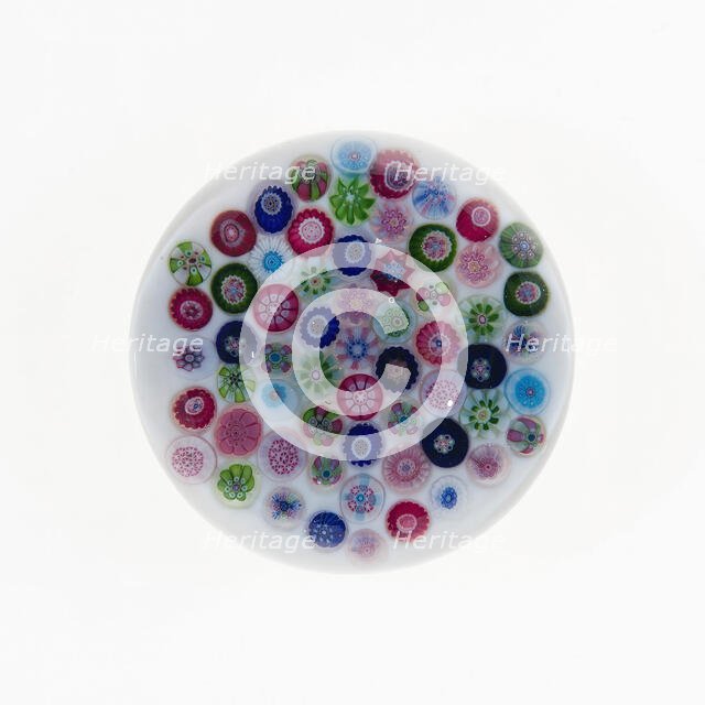 Paperweight, France, c. 1845/60. Creator: Clichy Glassworks.