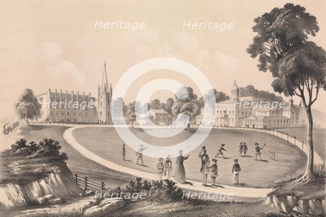 St. John's College Fordham, New York, 1846-51. Creator: William Rodrigue.